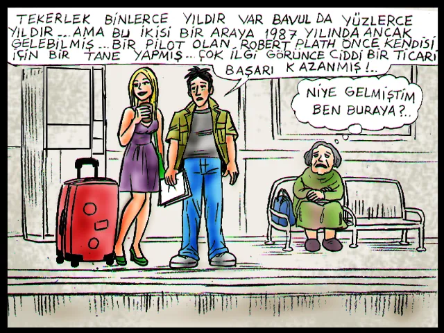 Kare 9 — Tekerlekli valizin 1987'de pilot Robert Plath tarafından icat edilişinin hikâyesi